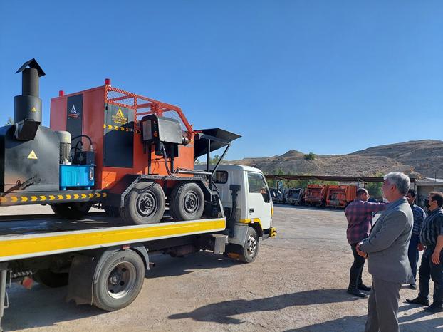 دستگاه بازیافت آسفالت برای شهرداری لار خریداری شد